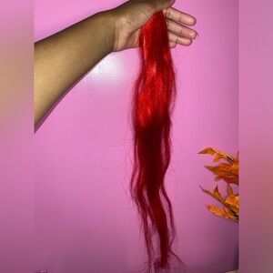 Vibrant Red Hair Extension